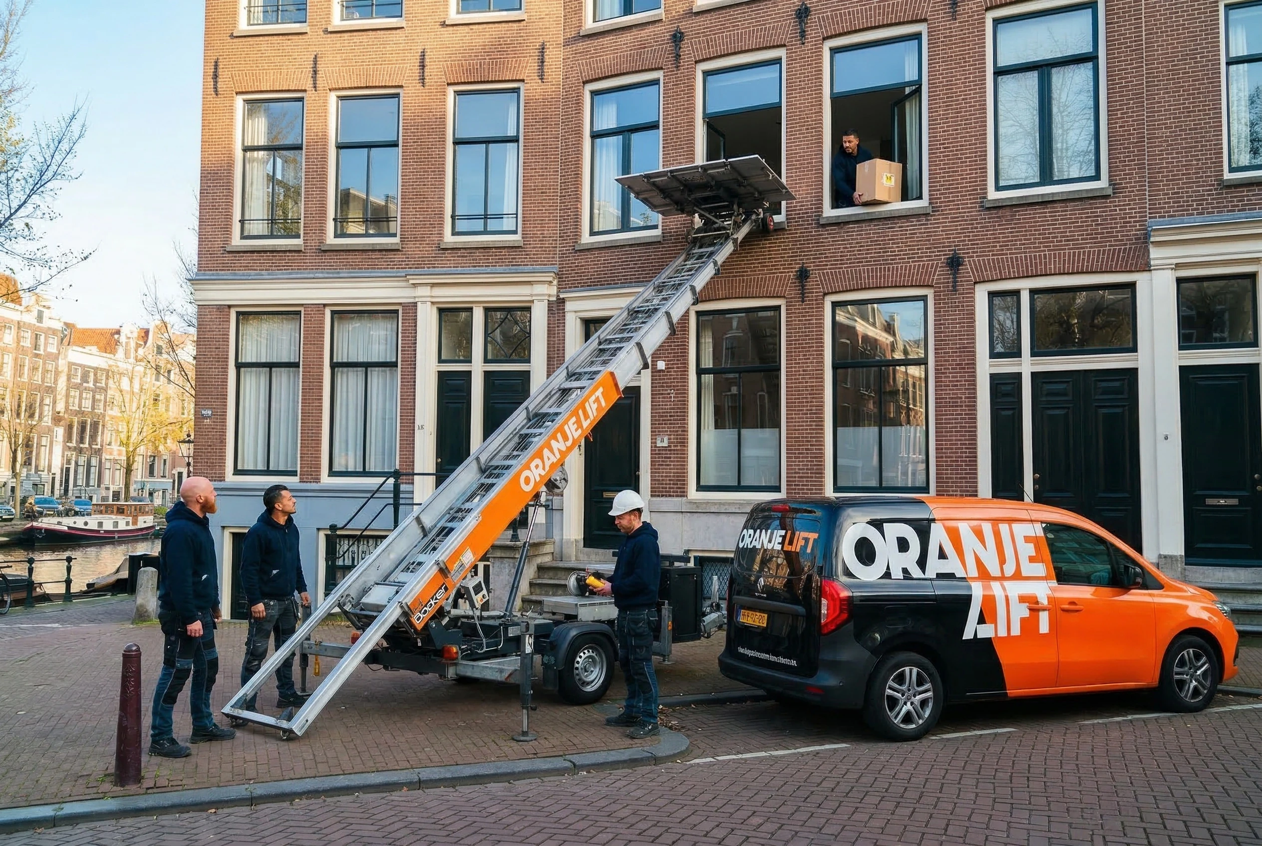 Professionele lift bij appartement Purmerend