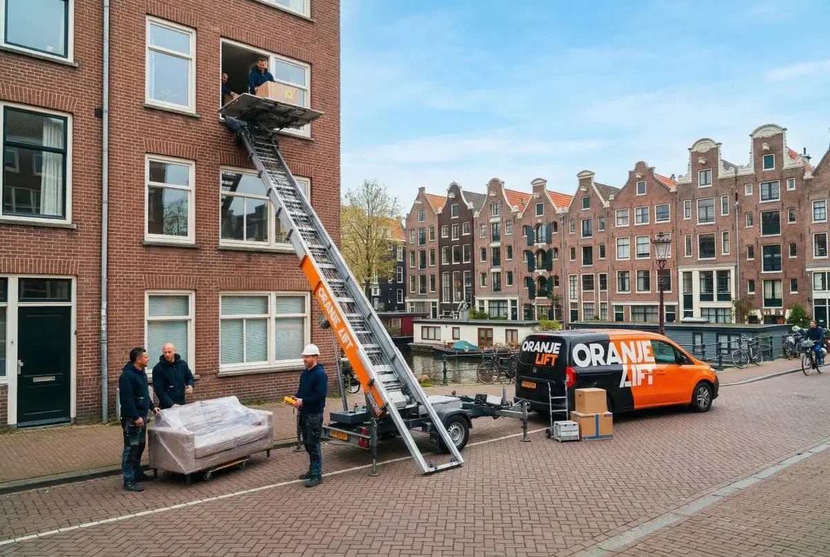 Verhuislift bij woning Purmerend