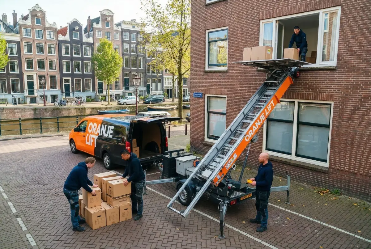 Verhuislift bij appartement Purmerend