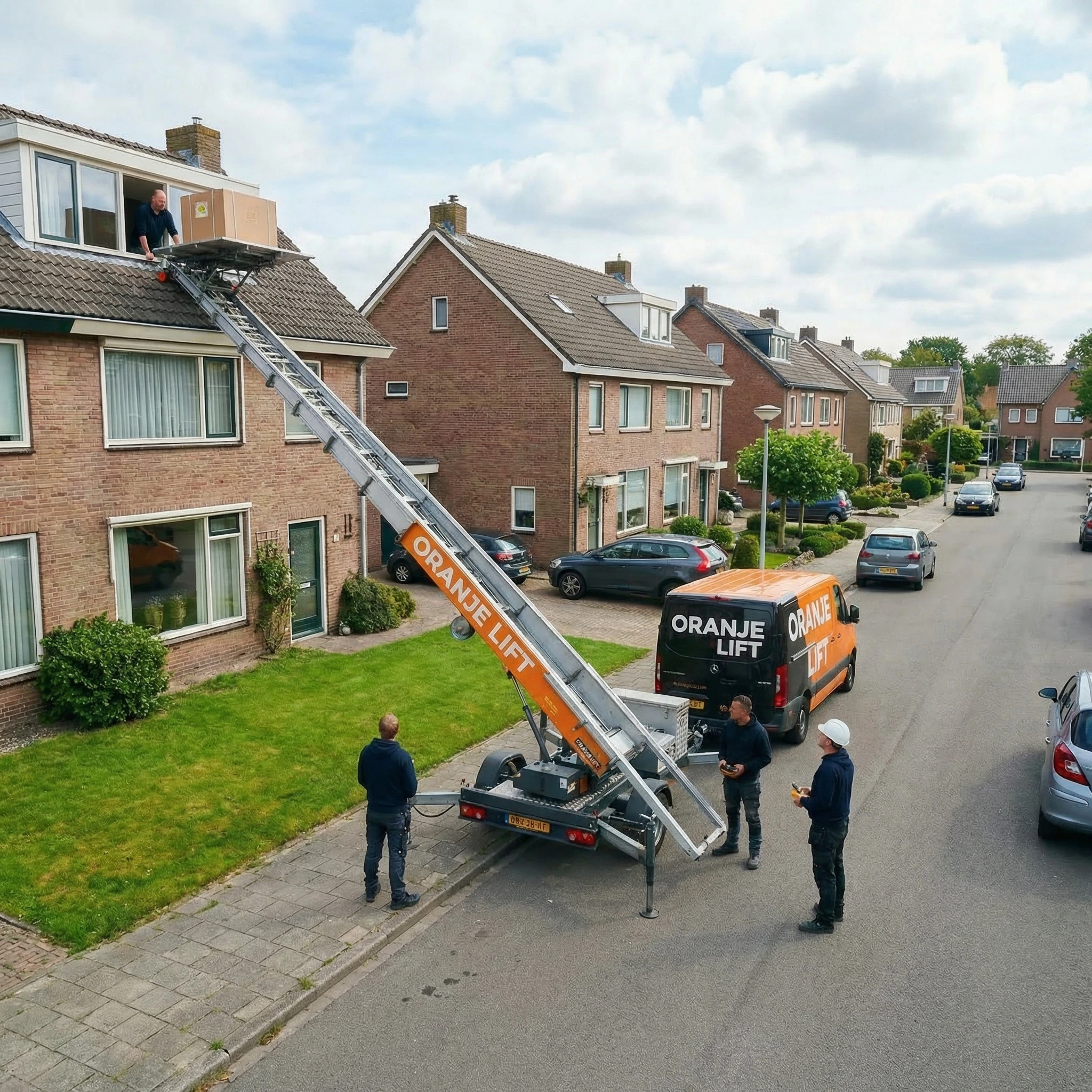 Lift geplaatst in woonwijk Purmerend
